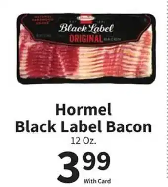 Food City Hormel black label bacon offer