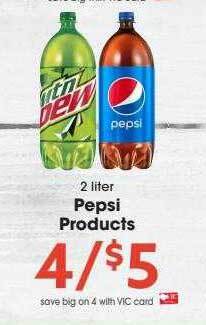Harris Teeter Pepsi products offer
