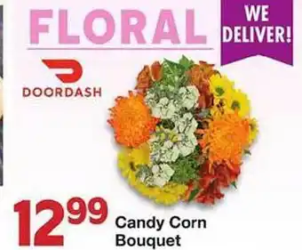 Market Street Candy corn bouquet offer