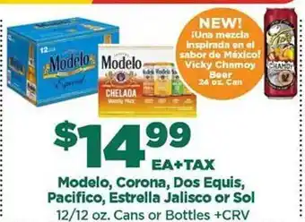 Northgate Market Modelo, corona, dos equis, pacifico, estrella jalisco or sol offer