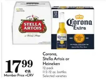 Pavilions Corona, stella artois or heineken offer
