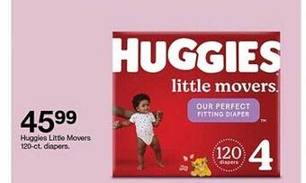 Target Huggies little movers diapers offer
