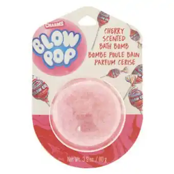 Claire's Blow pop® cherry scented bath bomb offer