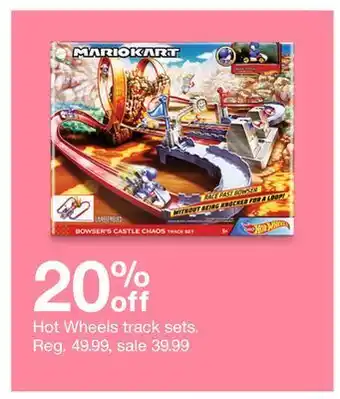 Target Hot wheels track sets offer