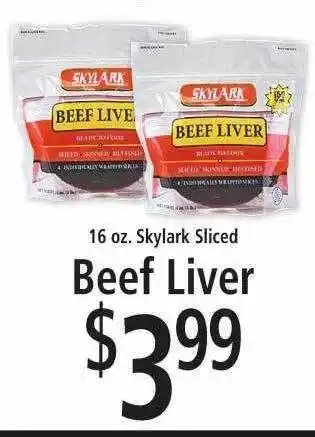FoodFair Skylark sliced beef liver offer