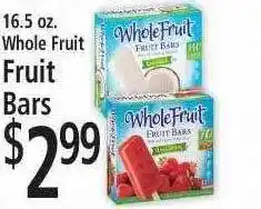 FoodFair Whole fruit fruit bars offer