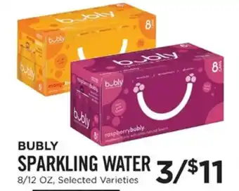 Metropolitan market Bubly Sparkling Water 8/12 oz. offer