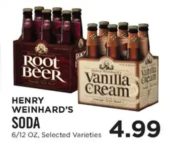 Metropolitan market Henry Weinhard's Soda 6/12 oz. offer