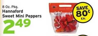 Hannaford Hannaford sweet mini peppers offer