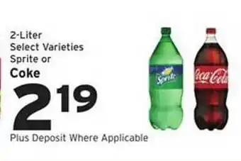 Hannaford Sprite or coke offer