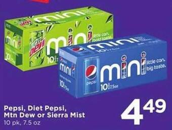 Cub Foods Pepsi, diet pepsi, mtn dew or sierra mist offer