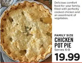 Metropolitan market Family Size Chicken Pot Pie Serves 6-8 offer