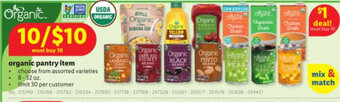 Lidl Organic Pantry Item offer