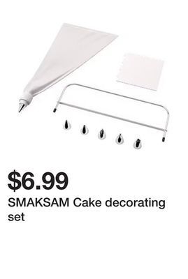 Ikea Smaksam cake decorating set offer