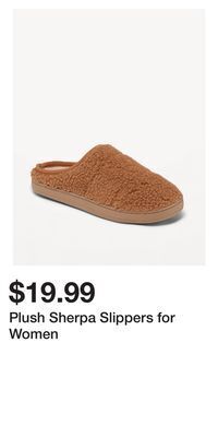 Old Navy Plush sherpa slippers for women offer