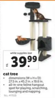 Lidl Cat Tree offer