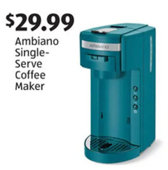 Aldi Ambiano Single-Serve Coffee Maker offer