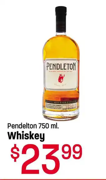 Whiskey Pendelton 750 ml.