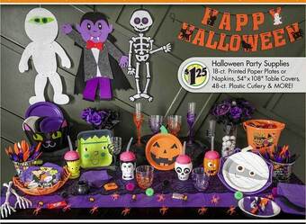 Dollar Tree Halloween party supplies offer