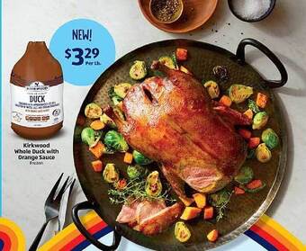 Aldi Kirkwood whole duck with orange sauce offer