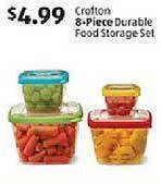 Aldi Crofton 8-piece durable food storage set offer