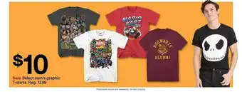 Target Select men's graphic t-shirts offer