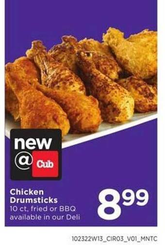 Cub Foods Chicken drumsticks offer