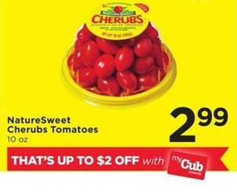 Cub Foods Naturesweet cherubs tomatoes offer