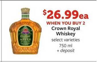 Fareway Crown royal whiskey offer