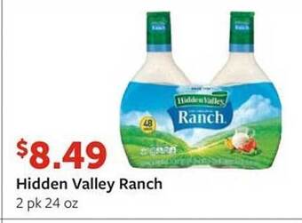 Fareway Hidden valley ranch offer