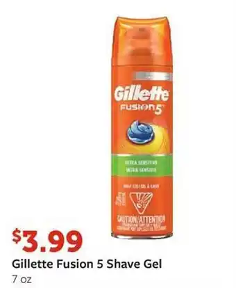 Fareway Gillette fusion 5 shave gel offer
