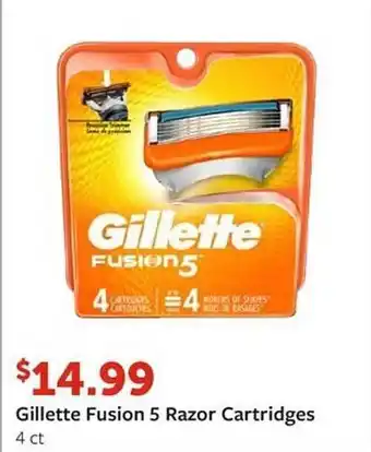Fareway Gillette fusion 5 razor cartridges offer