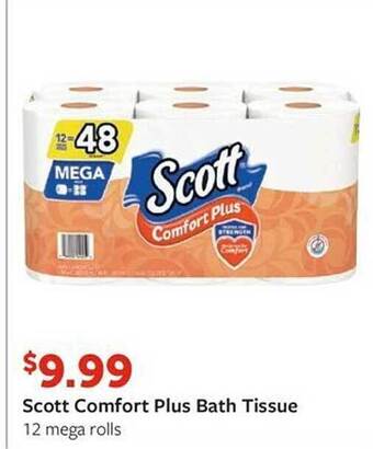 Fareway Scott comfort plus bath tissue offer