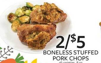 Fareway Boneless stuffed pork chops offer