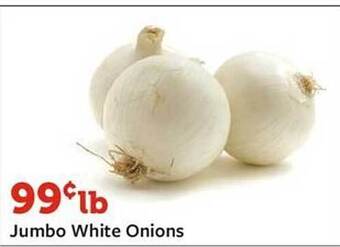 Fareway Jumbo white onions offer