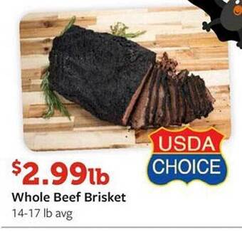 Fareway Whole beef brisket offer