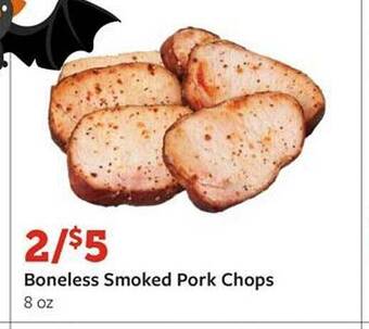 Fareway Boneless smoked pork chops offer