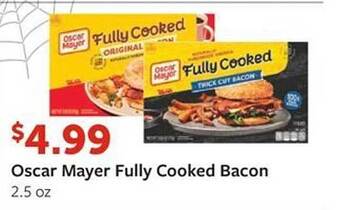 Fareway Oscar mayer fully cooked bacon offer