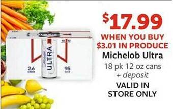 Fareway Michelob ultra offer
