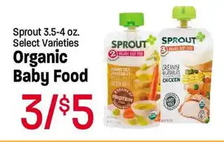 Lin's Market Sprout 3.5-4 oz. Organic Baby Food offer