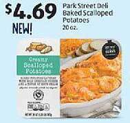 Aldi Park street deli baked scalloped potatoes offer