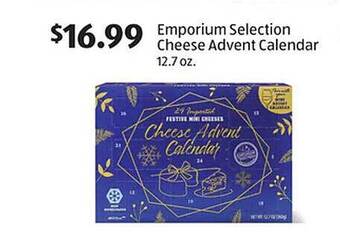 Aldi Emporium selection cheese advent calendar offer
