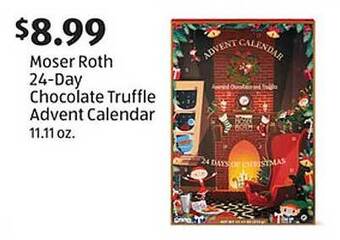 Aldi Moser roth 24day chocolate truffle advent calendar offer