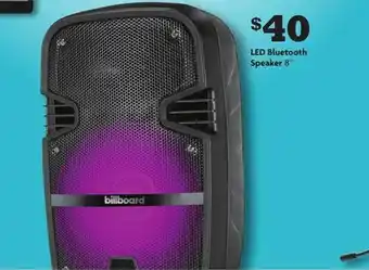 Family Dollar Led bluetooth speaker 8 offer