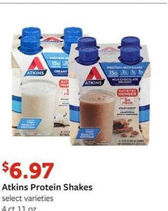 Fareway Atkins protein shakes offer