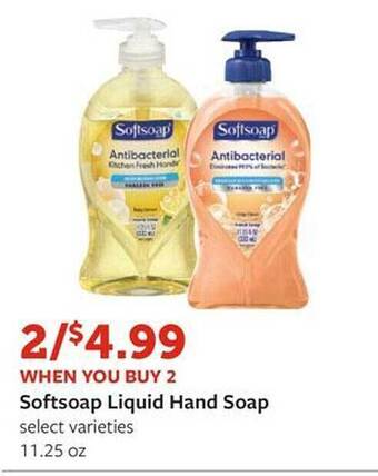 Fareway Softsoap liquid hand soap offer