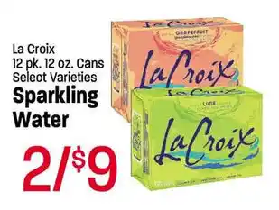Sparkling Water La Croix 12 pk. 12 oz. cans