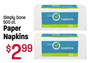 Paper Napkins Simply Done 500 ct.