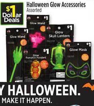 Dollar General Halloween glow accessories offer