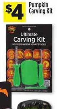 Dollar General Pumpkin carving kit offer